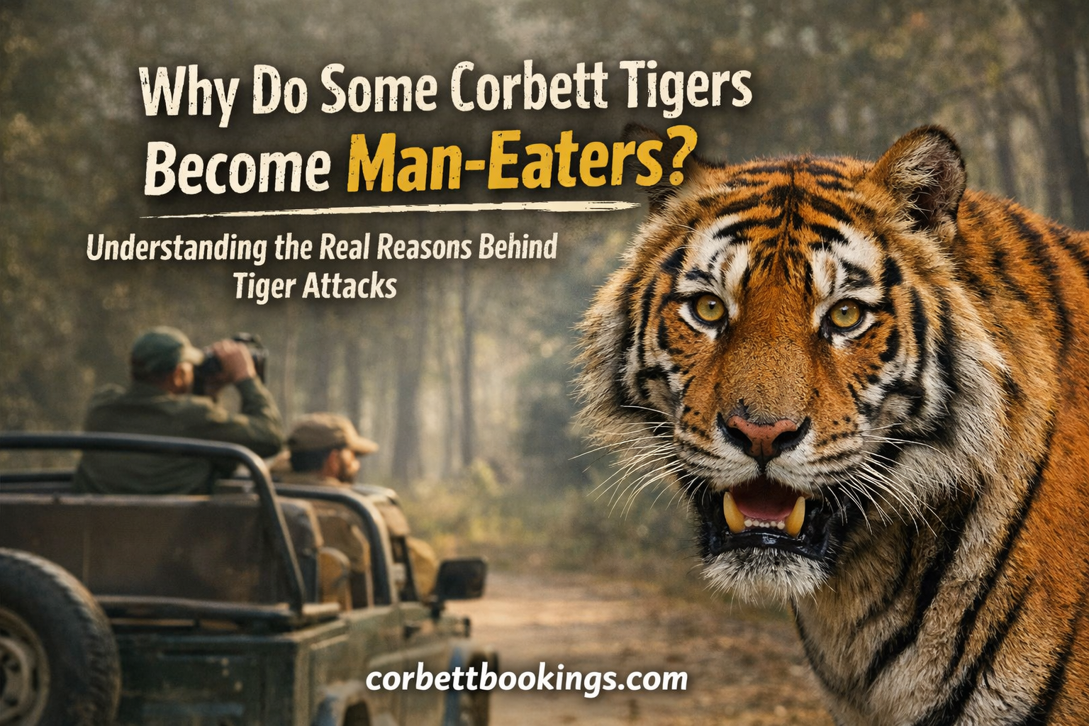 Why Do Some Corbett Tigers Become Man-Eaters? Understanding the Real Reasons Behind Tiger Attacks