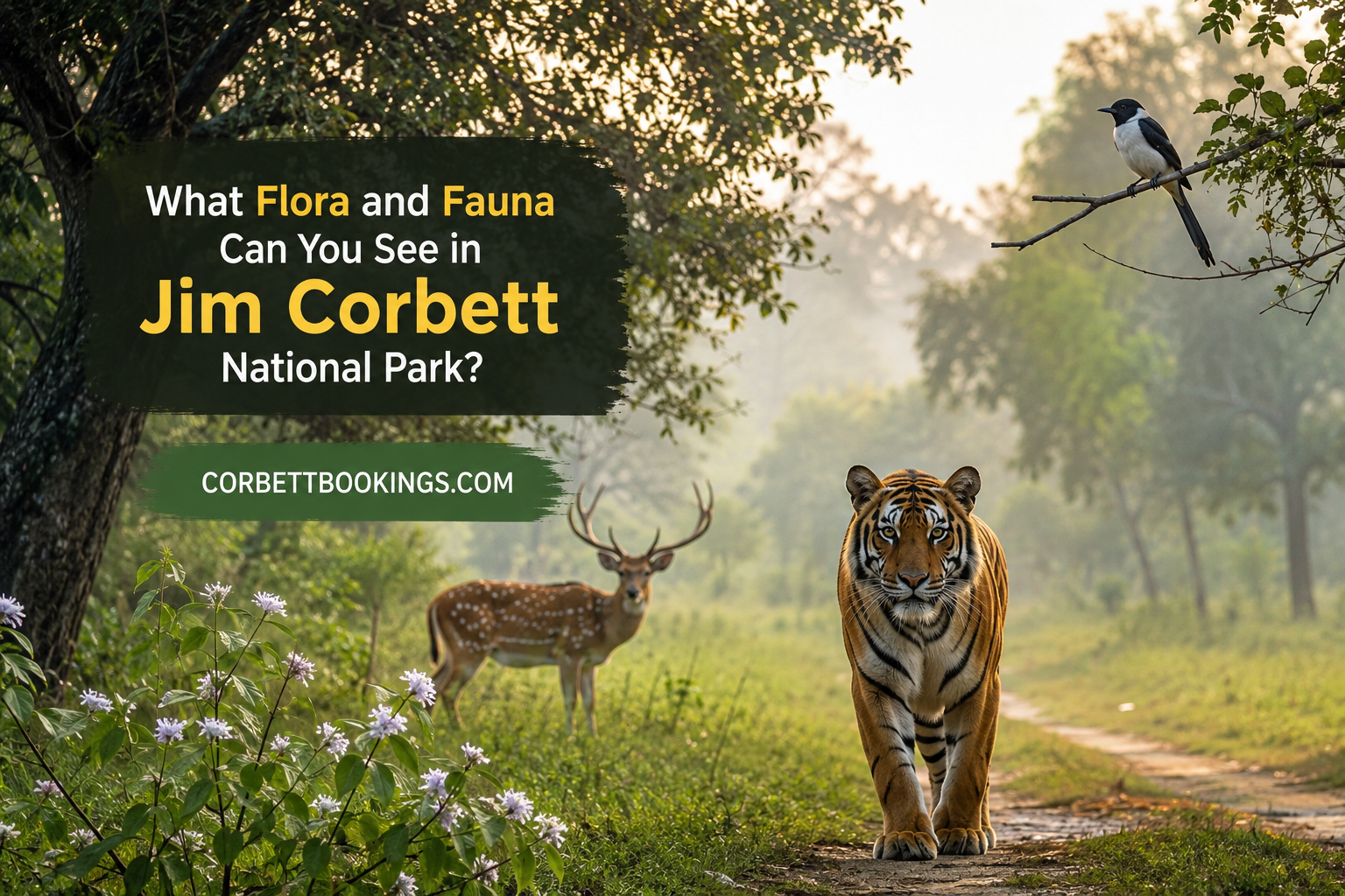 What Flora and Fauna Can You See in Jim Corbett National Park?